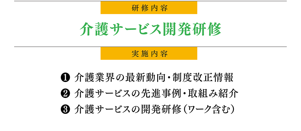 介護サービス開発研修